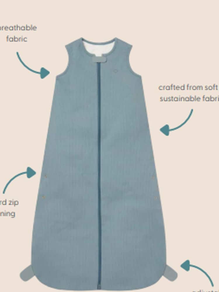 MORI Blue Front-Opening Sleeping Bag 1.5 Tog - Image 7 of 7 MORI Blue Front-Opening Sleeping Bag 1.5 Tog - Image 7 of 7