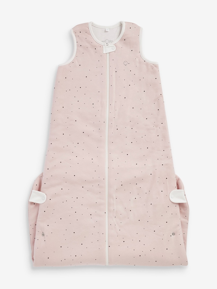 MORI Light Pink Front-Opening Sleeping Bag 1.5 Tog - Image 6 of 8