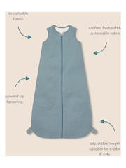 MORI Light Pink Front-Opening Sleeping Bag 1.5 Tog - Image 7 of 7