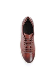 Jones Bootmaker Mens Simon Leather Trainers - Image 5 of 6