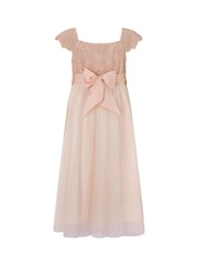 Monsoon Pink Estella Sparkle Dress - Image 2 of 3