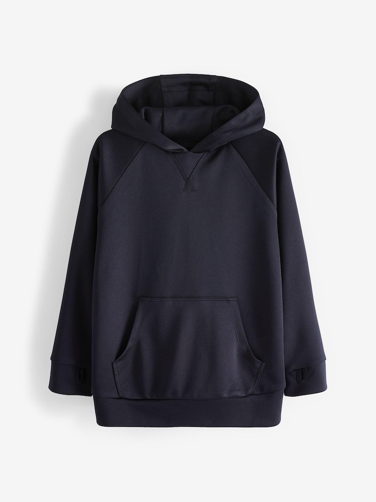 Marineblau/blau - Leichter Sport-Fußball-Hoodie (3–16 J.) - Bild 1 von 3