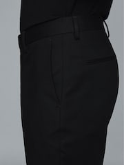 Reiss Black Regular Fit Chinos - Image 6 of 6