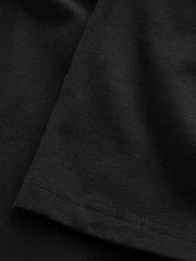 Black Regular Length 5 Pack Cotton Rich Stretch Cycle Shorts (3-16yrs) - Image 4 of 4