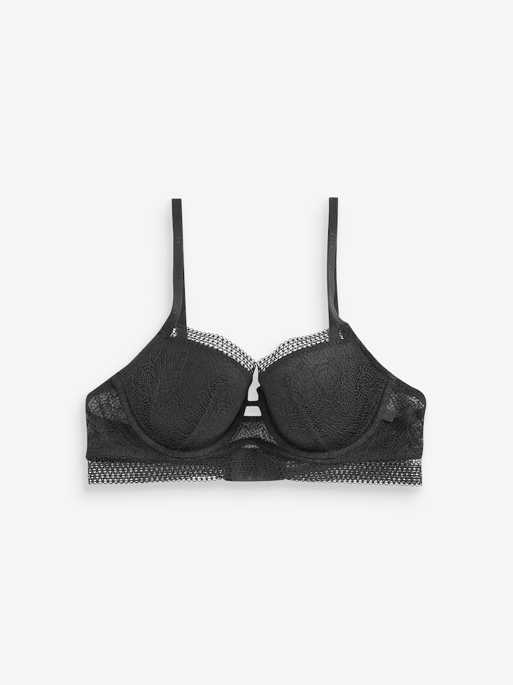 Lipsy Lace Longline Balcony Bra - Image 1 of 1