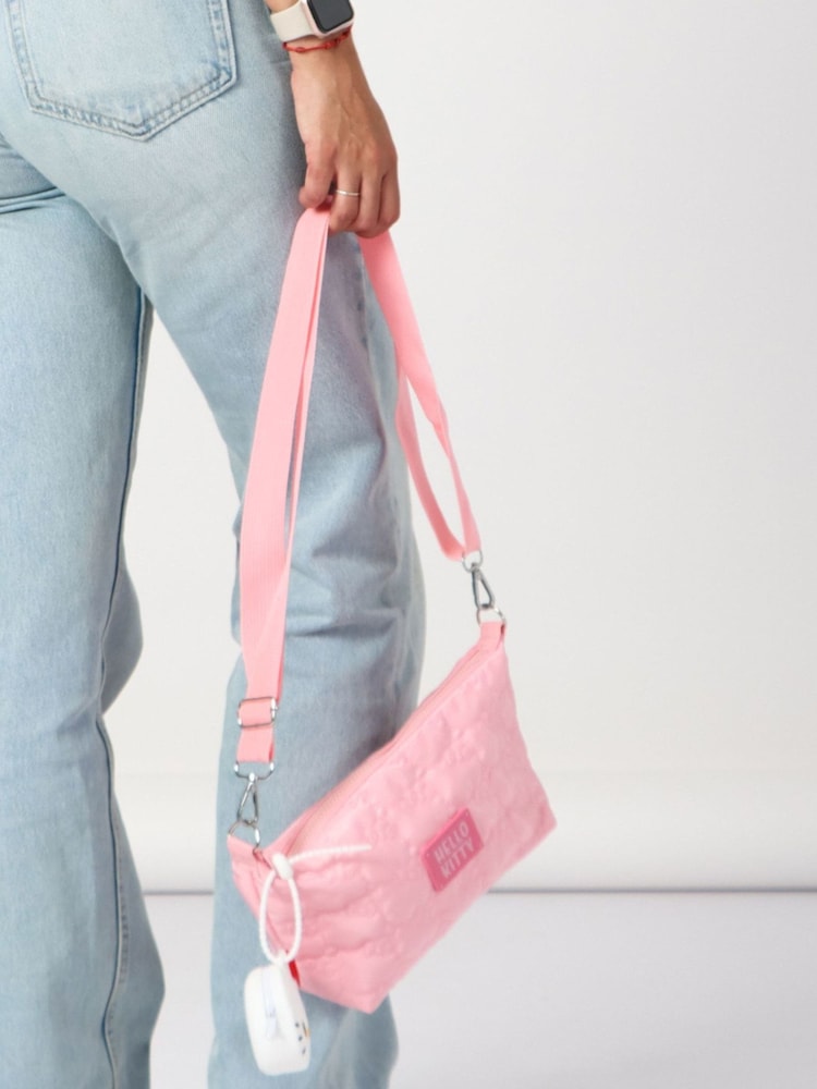 Peers Hardy Pink Hello Kitty Cross Body Bag - Image 2 of 5 Peers Hardy Pink Hello Kitty Cross Body Bag - Image 2 of 5