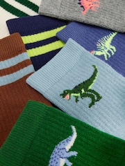 Pacote com 7 pares de meias caneladas Boden - Imagem 2 de 2
