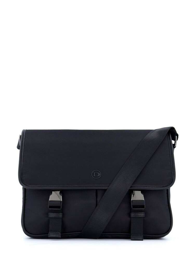 Dune London Black Neptunes Messenger Bag - Image 1 of 3