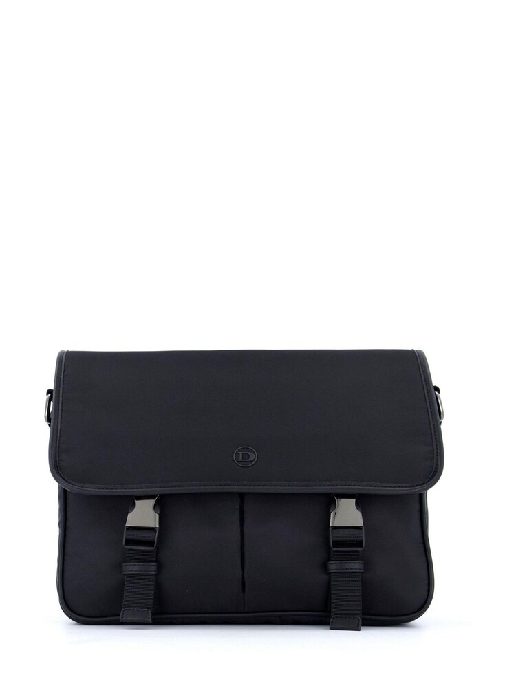 Dune London Black Neptunes Messenger Bag - Image 2 of 3