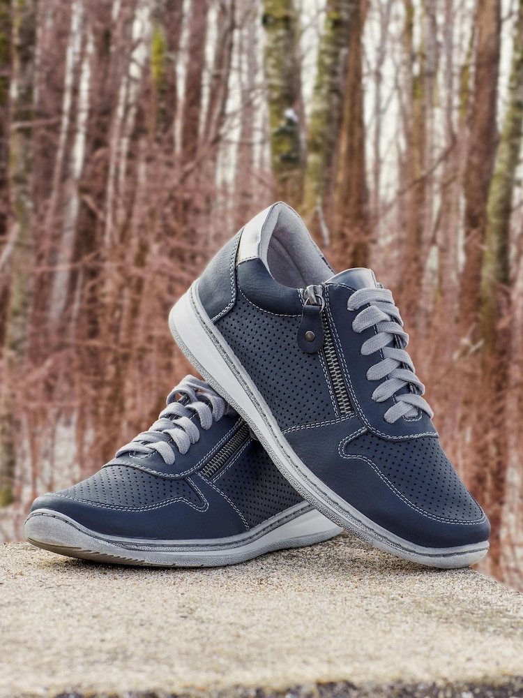 Marineblau - Pavers Casual-Turnschuhe zum Schnüren - Bild 1 von 6 Marineblau - Pavers Casual-Turnschuhe zum Schnüren - Bild 1 von 6
