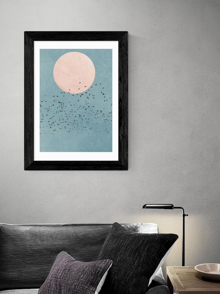 East End Prints Black Fly Away Print - Image 1 of 3