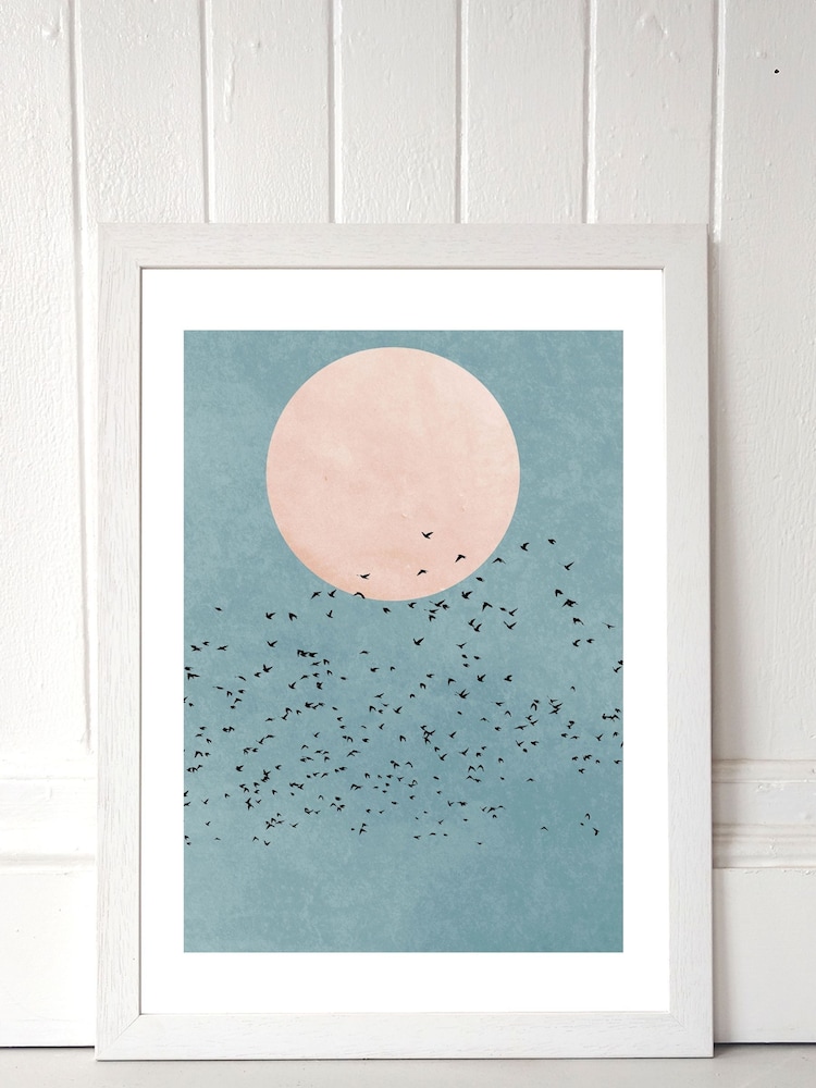 East End Prints White Fly Away Print - Image 1 of 4