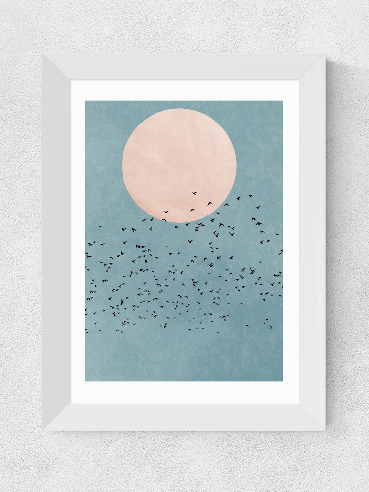 East End Prints White Fly Away Print - Image 2 of 4