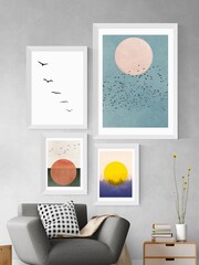 East End Prints White Fly Away Print - Image 4 of 4