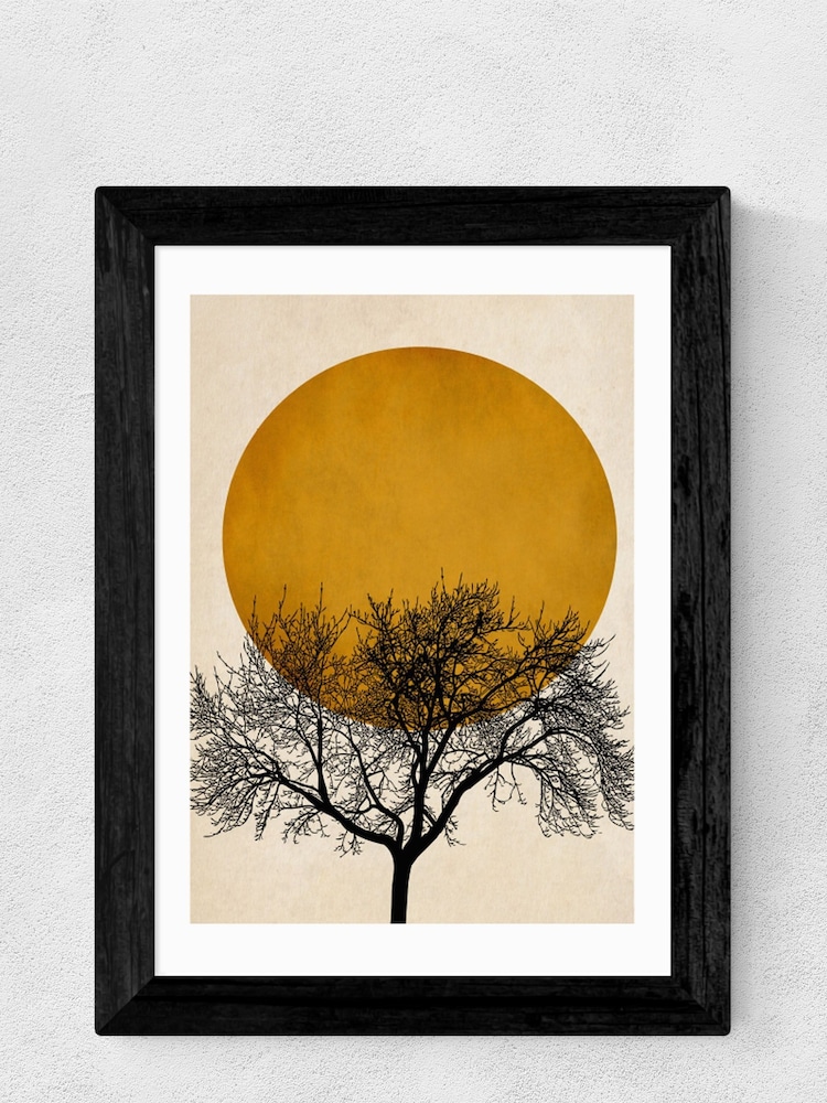 East End Prints Black Winter Morning Print - Image 1 of 3