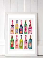 East End Prints White Champagne Print - Image 1 of 4
