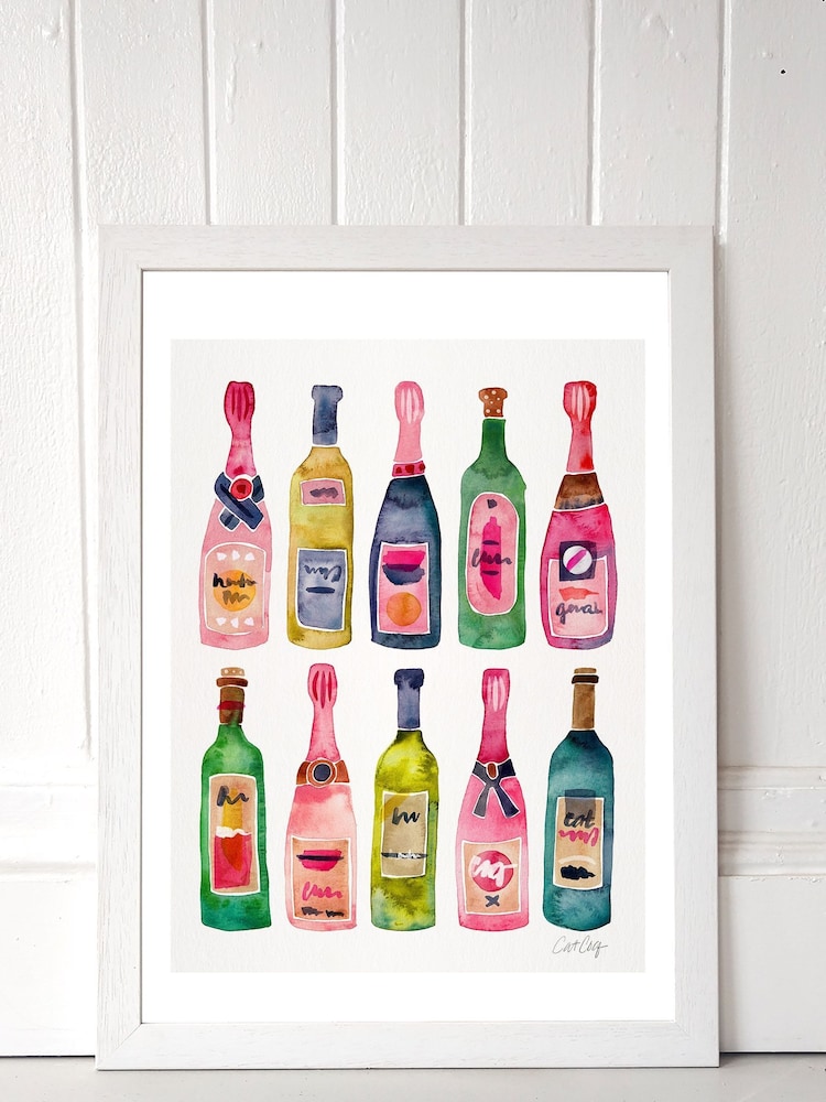 East End Prints White Champagne Print - Image 1 of 4