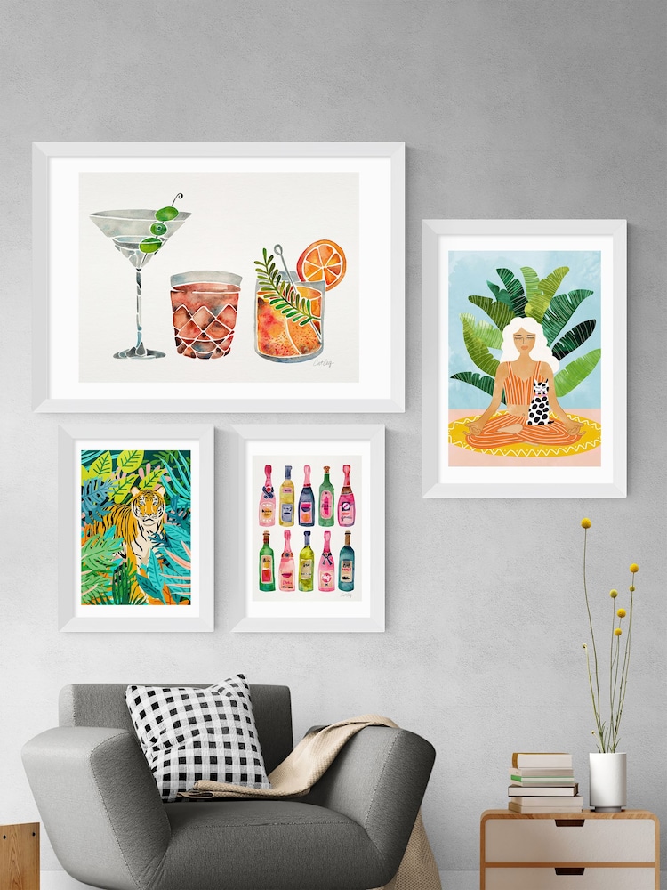 East End Prints White Champagne Print - Image 4 of 4