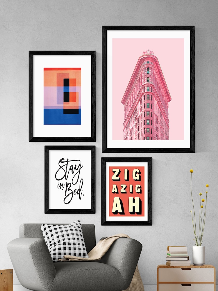 East End Prints Black Stay In Bed Print - Image 1 of 3