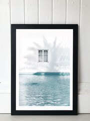 East End Prints Black Mykonos Print - Image 1 of 4