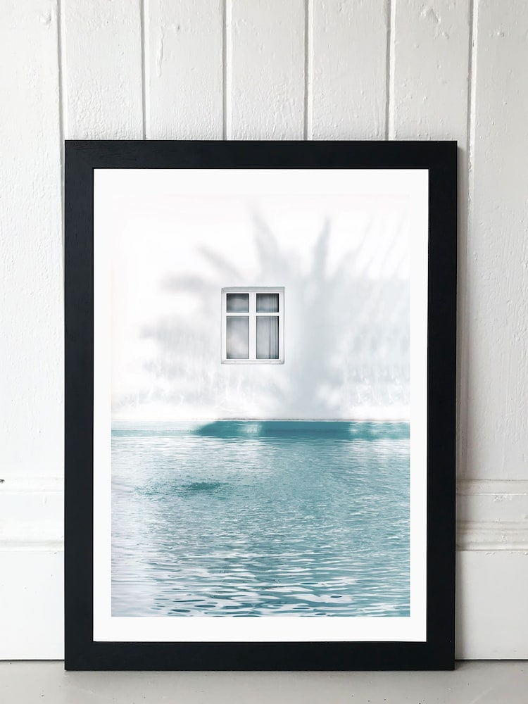 East End Prints Black Mykonos Print - Image 1 of 4