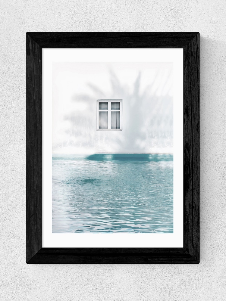 East End Prints Black Mykonos Print - Image 2 of 4