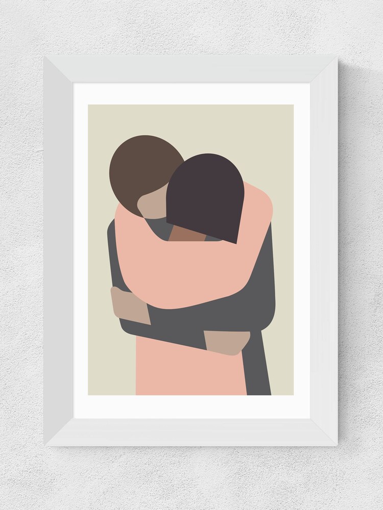 East End Prints White Hug Print - Image 4 of 4