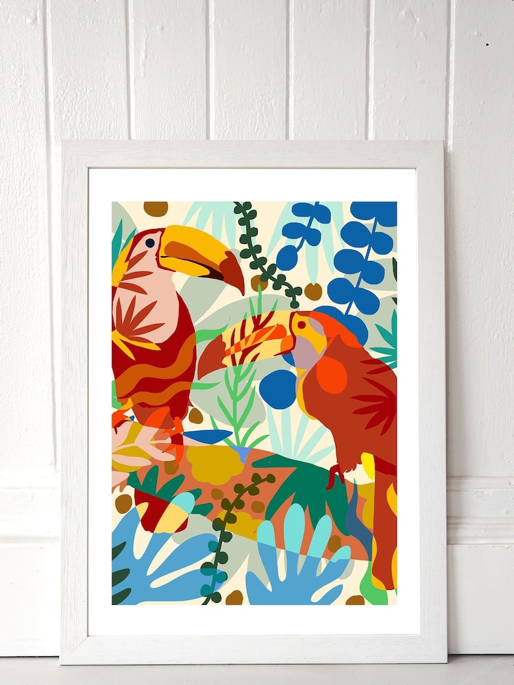 East End Prints White A Toucan of My Affection Print - Image 2 of 4 East End Prints White A Toucan of My Affection Print - Image 2 of 4