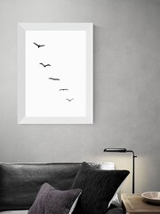East End Prints White Heavenly Creatures Print - Image 1 of 4