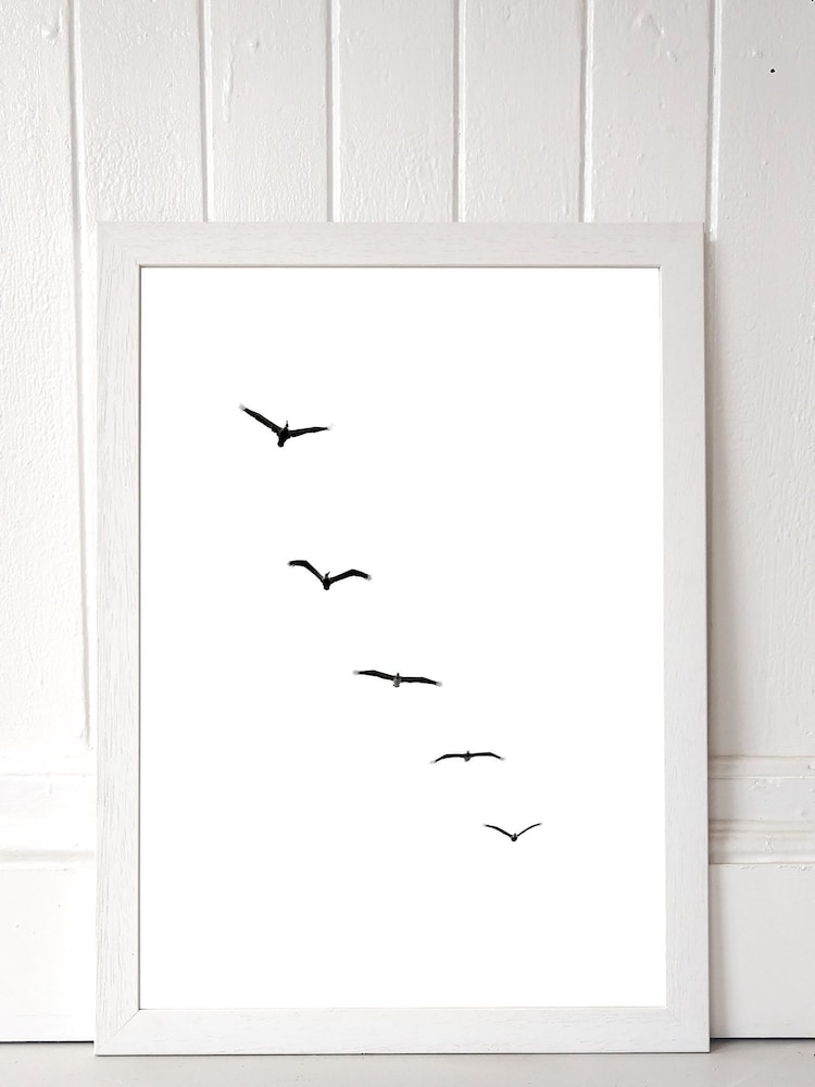 East End Prints White Heavenly Creatures Print - Image 2 of 4