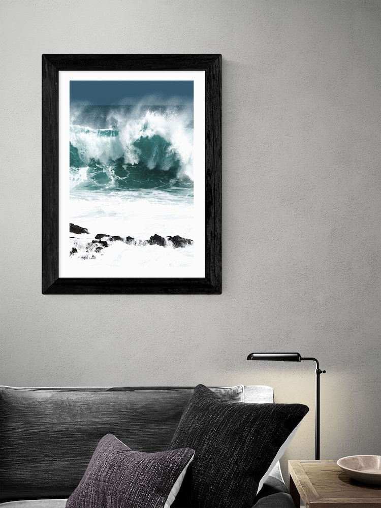 East End Prints Black Rolling Waves Print - Image 1 of 3