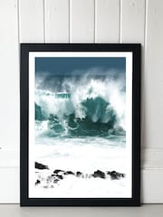 East End Prints Black Rolling Waves Print - Image 2 of 3