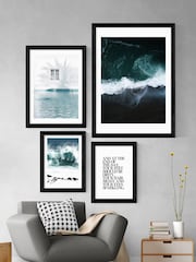 East End Prints Black Rolling Waves Print - Image 3 of 3