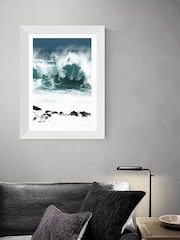 East End Prints White Rolling Waves Print - Image 1 of 4