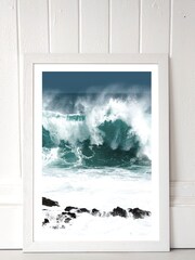 East End Prints White Rolling Waves Print - Image 2 of 4