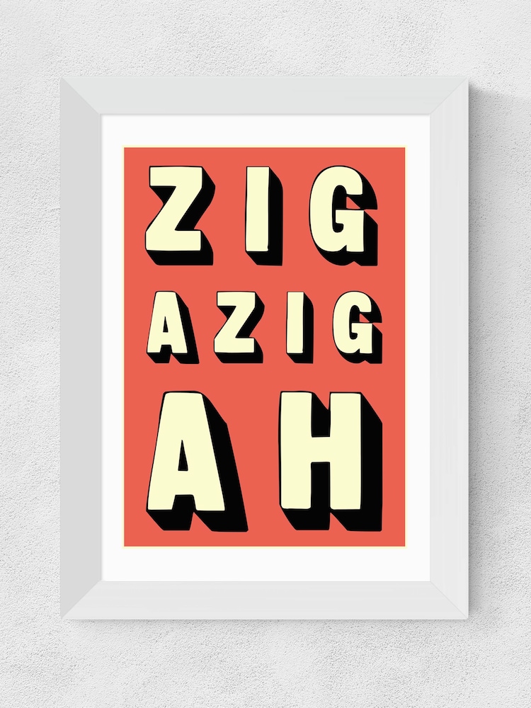 East End Prints White Zigazigah Print - Image 4 of 4 East End Prints White Zigazigah Print - Image 4 of 4
