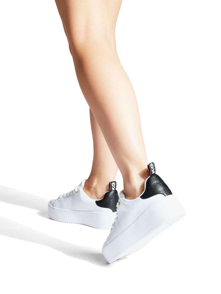 KG Kurt Geiger Vegan Lighter Lace-Up Trainers - Image 1 of 4