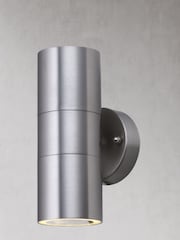 Searchlight Stainless Steel Akron LED Outdoor Wall Light - Image 2 of 2