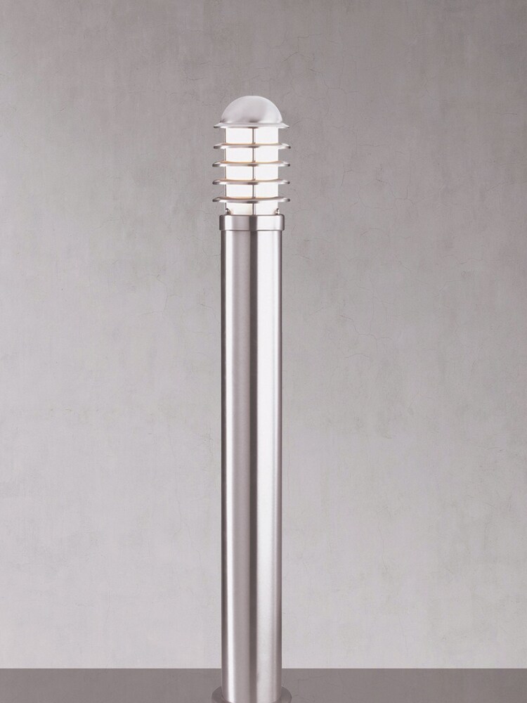 Searchlight Stainless Steel Athens Outdoor Light Post - Image 2 of 2