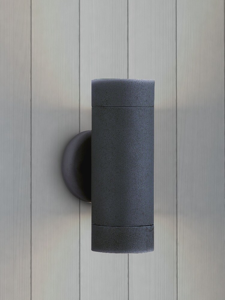 Searchlight Black Bedford 2 Light LED Outdoor Wall Light - Image 1 of 2
