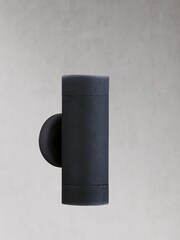 Searchlight Black Bedford 2 Light LED Outdoor Wall Light - Image 2 of 2
