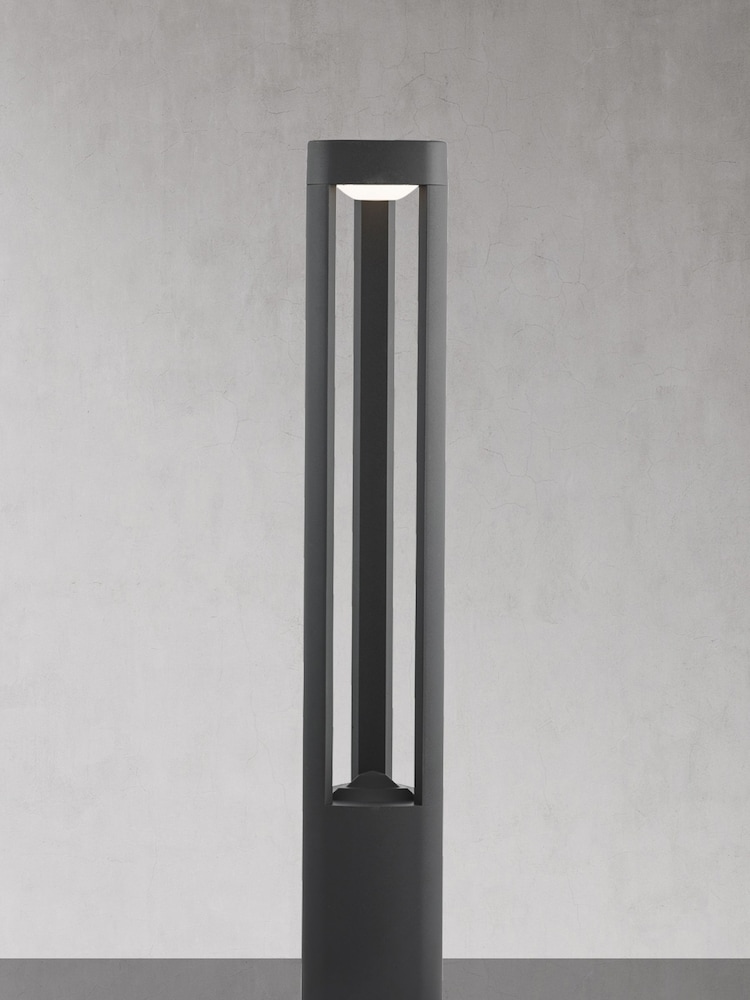 Searchlight Dark Grey Columbus LED Outdoor Light Post - Image 2 of 2