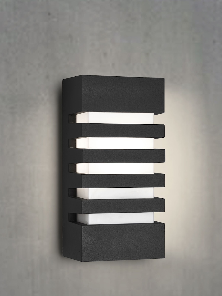 Searchlight Dark Grey Dayton LED Outdoor Wall Light - Image 1 of 2