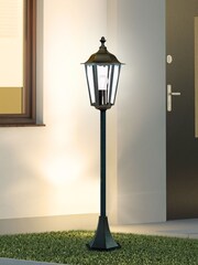 Searchlight Black Cleveland Outdoor Post Light - Image 1 of 2