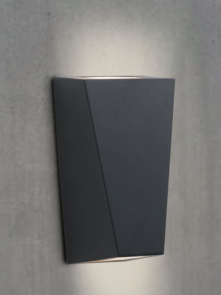 Searchlight Black Springfield 2 Light Outdoor Wall Light - Image 1 of 2