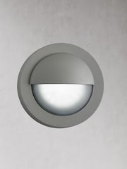 Searchlight Light Grey Worthington LED Flush Wall Outdoor Light - Image 2 of 2