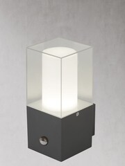 Searchlight Dark Grey Clinton Outdoor Wall Light With Sensor - Image 2 of 2