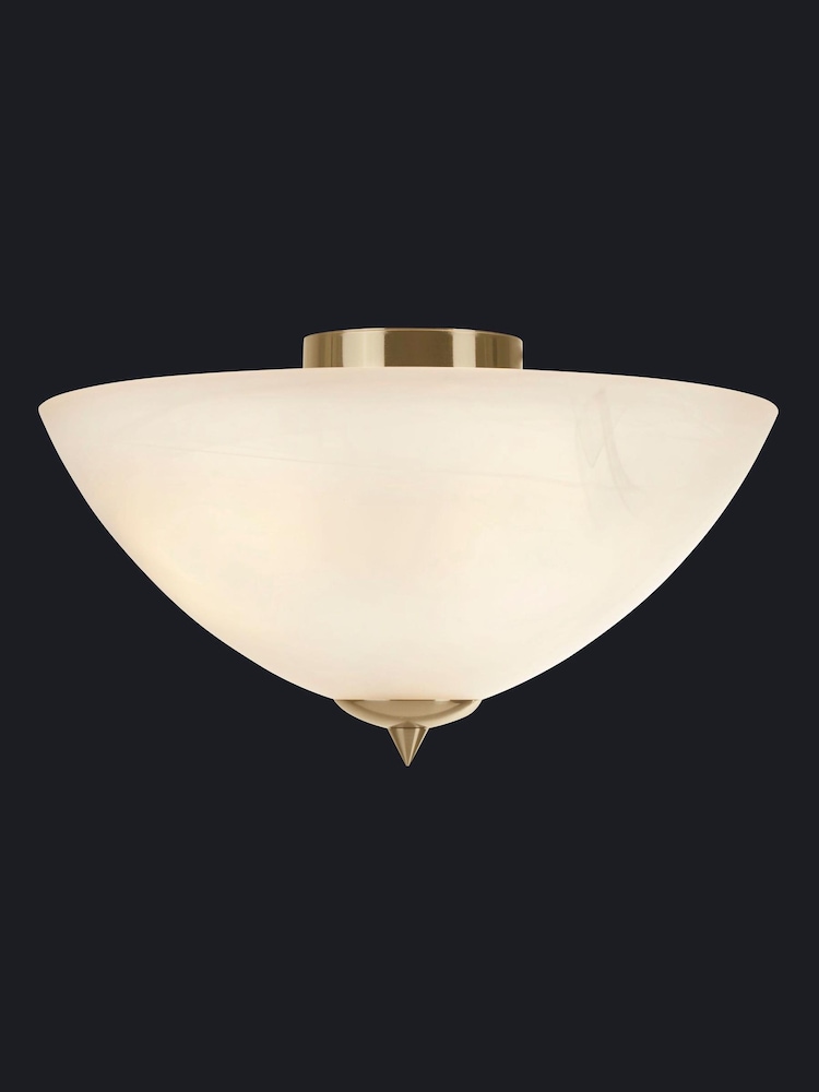 Searchlight Gold Carrick Flush Ceiling Light - Image 2 of 3