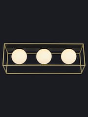 Searchlight Gold Kugle 3 Light Bar Ceiling Light - Image 1 of 2