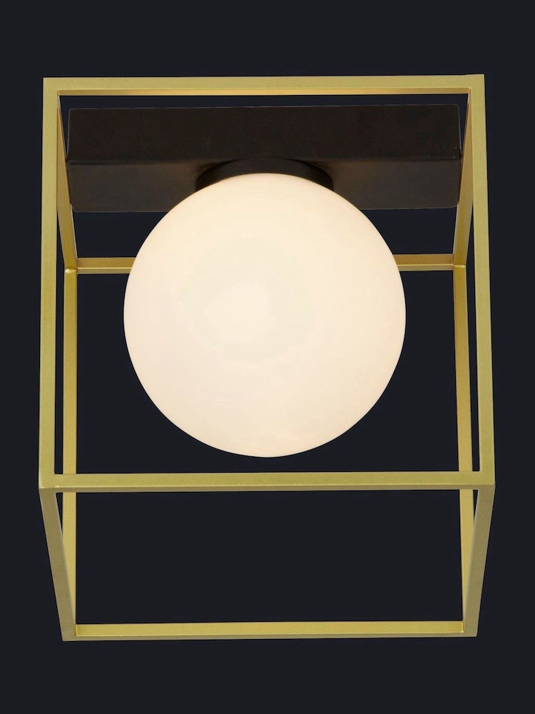 Searchlight Matt Black Kugle Wall Light - Image 2 of 3